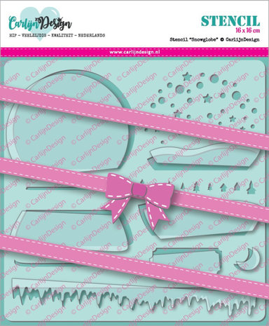 Carlijn Design Stencil Snow Globe (CDSC-0007) Carlijn Design Stencil Snow Globe (CDSC-0007)