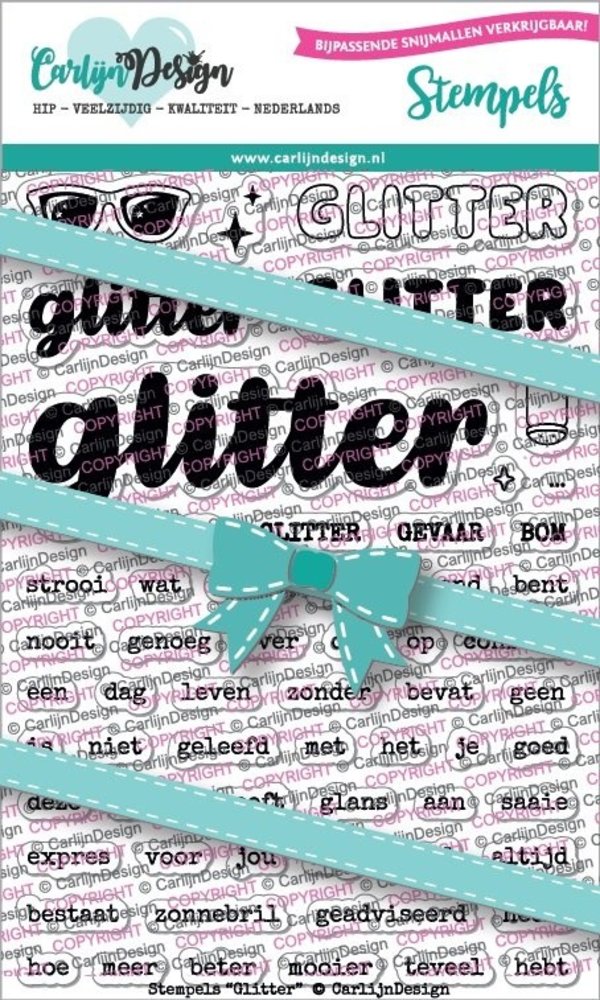 Carlijn Design Clear Stamps Glitter (CDST0052) Carlijn Design Clear Stamps Glitter (CDST0052)