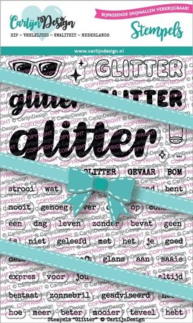 Carlijn Design Clear Stamps Glitter (CDST0052) Carlijn Design Clear Stamps Glitter (CDST0052)