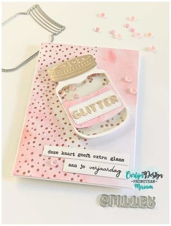 Carlijn Design Clear Stamps Glitter (CDST0052) Carlijn Design Clear Stamps Glitter (CDST0052)