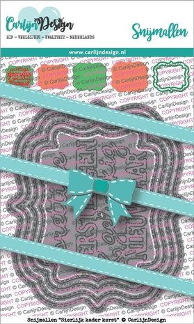 Carlijn Design Snijmal Sierlijk Kader Kerst (CDSN-0064) Carlijn Design Snijmal Sierlijk Kader Kerst (CDSN-0064)