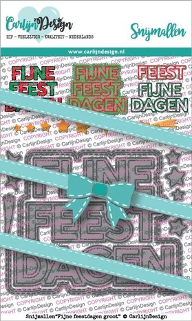 Carlijn Design Snijmal Fijne Feestdagen Groot (CDSN-0065) Carlijn Design Snijmal Fijne Feestdagen Groot (CDSN-0065)