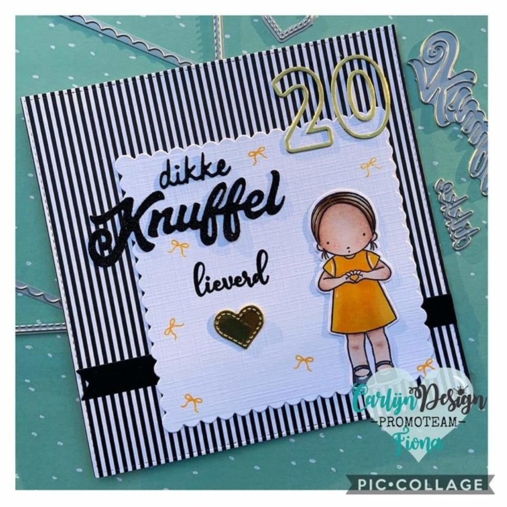 Carlijn Design Snijmal Grote Teksten Knuffel (CDSN-0077)