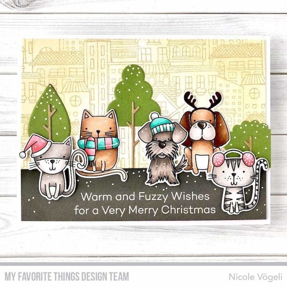 My Favorite Things Peace, Love, & Paws Clear Stamps (CS-504)