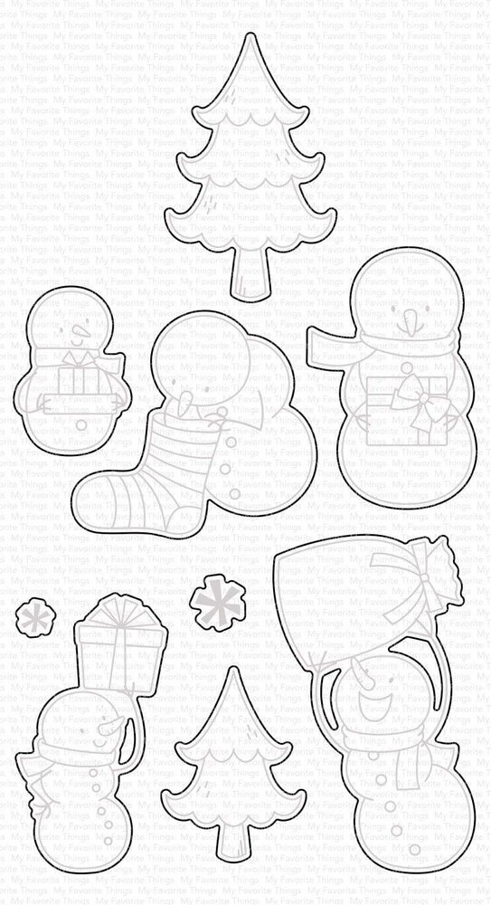 My Favorite Things Die-namics Present Time (MFT-1821)