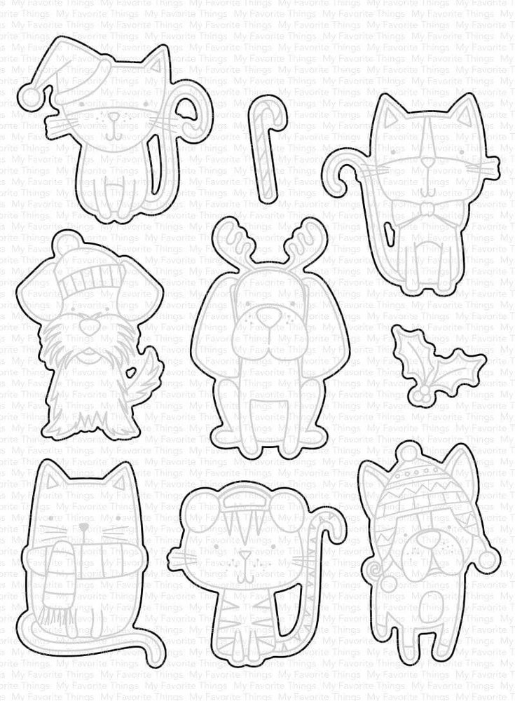 My Favorite Things Die-namics Peace, Love, & Paws (MFT-1827) My Favorite Things Die-namics Peace, Love, & Paws (MFT-1827)