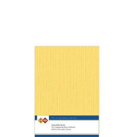 Card Deco Linen Cardstock Ochre 10 Vel A5 (LKK-A505) Card Deco Linen Cardstock Ochre 10 Vel A5 (LKK-A505)
