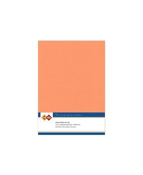 Card Deco Linen Cardstock Soft Orange 10 Vel A5 (LKK-A510)