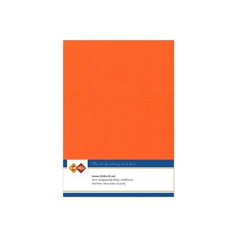 Card Deco Linen Cardstock Orange 10 Vel A5 (LKK-A511) Card Deco Linen Cardstock Orange 10 Vel A5 (LKK-A511)