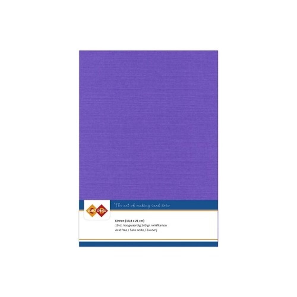 Card Deco Linen Cardstock Violet 10 Vel A5 (LKK-A518) Card Deco Linen Cardstock Violet 10 Vel A5 (LKK-A518)