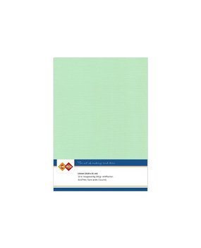 Card Deco Linen Cardstock Middle Green 10 Vel A5 (LKK-A520)