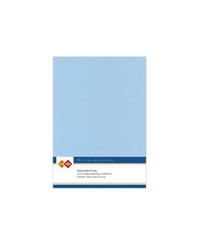Card Deco Linen Cardstock Soft Blue 10 Vel A5 (LKK-A526)