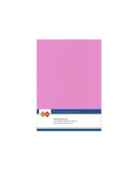 Card Deco Linen Cardstock Fuchsia 10 Vel A5 (LKK-A537)