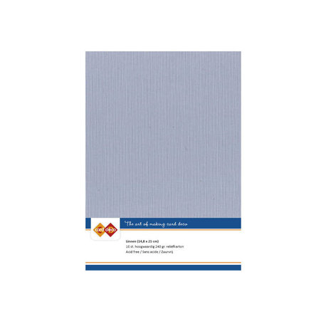 Card Deco Linen Cardstock Old Blue 10 Vel A5 (LKK-A552) Card Deco Linen Cardstock Old Blue 10 Vel A5 (LKK-A552)
