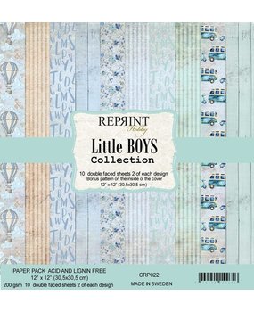 Reprint Little Boys Collection 12x12 Inch Paper Pack (CRP022) Reprint Little Boys Collection 12x12 Inch Paper Pack (CRP022)