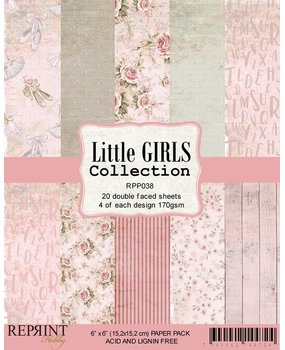 Reprint Little Girls Collection 6x6 Inch Paper Pack (RPP038) Reprint Little Girls Collection 6x6 Inch Paper Pack (RPP038)