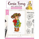 Crafter's Companion Holly Poinsettia Clear Stamps (CF-STP-HOLPO)