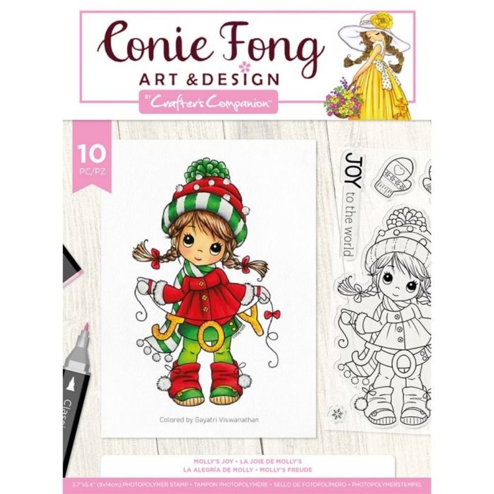 Crafter's Companion Molly's Joy Clear Stamps (CF-STP-MOLJO) Crafter's Companion Molly's Joy Clear Stamps (CF-STP-MOLJO)