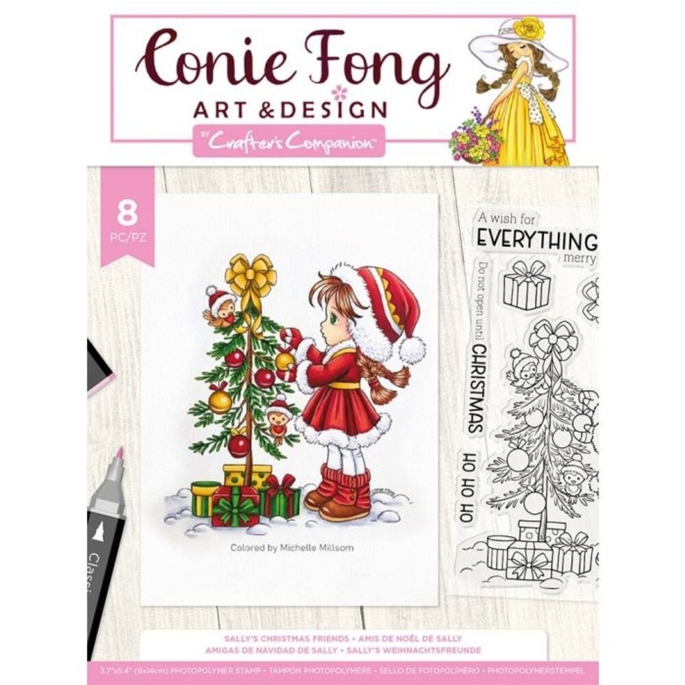 Crafter's Companion Sally's Christmas Friends Clear Stamps (CF-STP-SALCF) Crafter's Companion Sally's Christmas Friends Clear Stamps (CF-STP-SALCF)