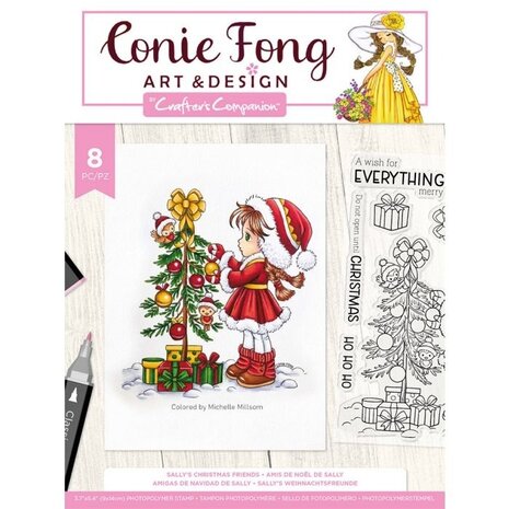 Crafter's Companion Sally's Christmas Friends Clear Stamps (CF-STP-SALCF) Crafter's Companion Sally's Christmas Friends Clear Stamps (CF-STP-SALCF)