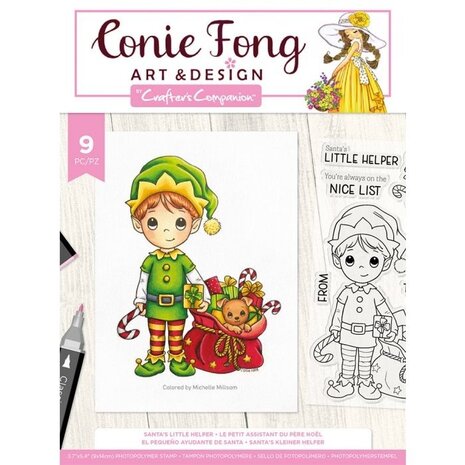 Crafter's Companion Santa's Little Helper Clear Stamps (CF-STP-SANLH) Crafter's Companion Santa's Little Helper Clear Stamps (CF-STP-SANLH)