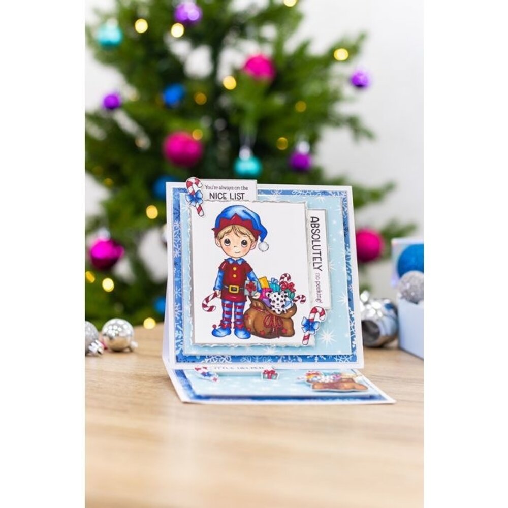Crafter's Companion Santa's Little Helper Clear Stamps (CF-STP-SANLH) Crafter's Companion Santa's Little Helper Clear Stamps (CF-STP-SANLH)