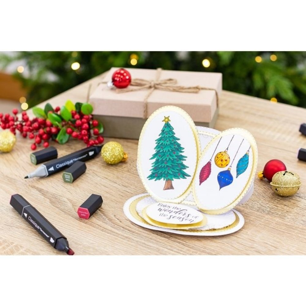 Spectrum Noir Classique Alcohol Markers Set Contemporary Xmas (7pcs) (SN-CS7-CNX) Spectrum Noir Classique Alcohol Markers Set Contemporary Xmas (7pcs) (SN-CS7-CNX)