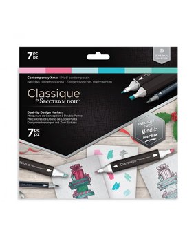Spectrum Noir Classique Alcohol Markers Set Contemporary Xmas (7pcs) (SN-CS7-CNX) Spectrum Noir Classique Alcohol Markers Set Contemporary Xmas (7pcs) (SN-CS7-CNX)