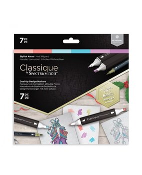 Spectrum Noir Classique Alcohol Markers Set Stylish Xmas (7pcs) (SN-CS-STX)