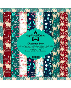 Paper Favourites Christmas Deer 6x6 Inch Paper Pack (PF148) Paper Favourites Christmas Deer 6x6 Inch Paper Pack (PF148)