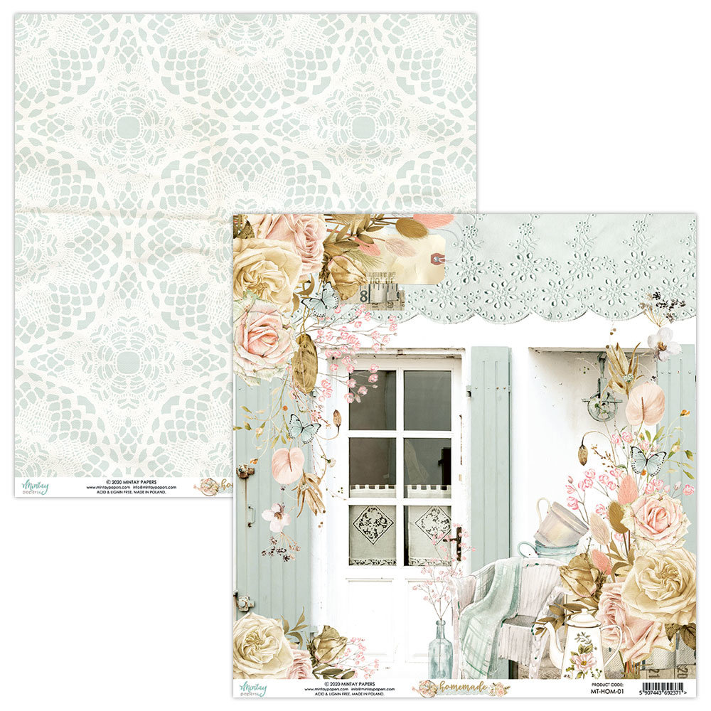 Mintay Homemade 6x6 Inch Scrapbooking Paper Pad (MT-HOM-08) Mintay Homemade 6x6 Inch Scrapbooking Paper Pad (MT-HOM-08)