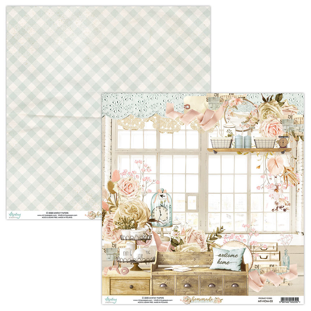 Mintay Homemade 6x6 Inch Scrapbooking Paper Pad (MT-HOM-08) Mintay Homemade 6x6 Inch Scrapbooking Paper Pad (MT-HOM-08)