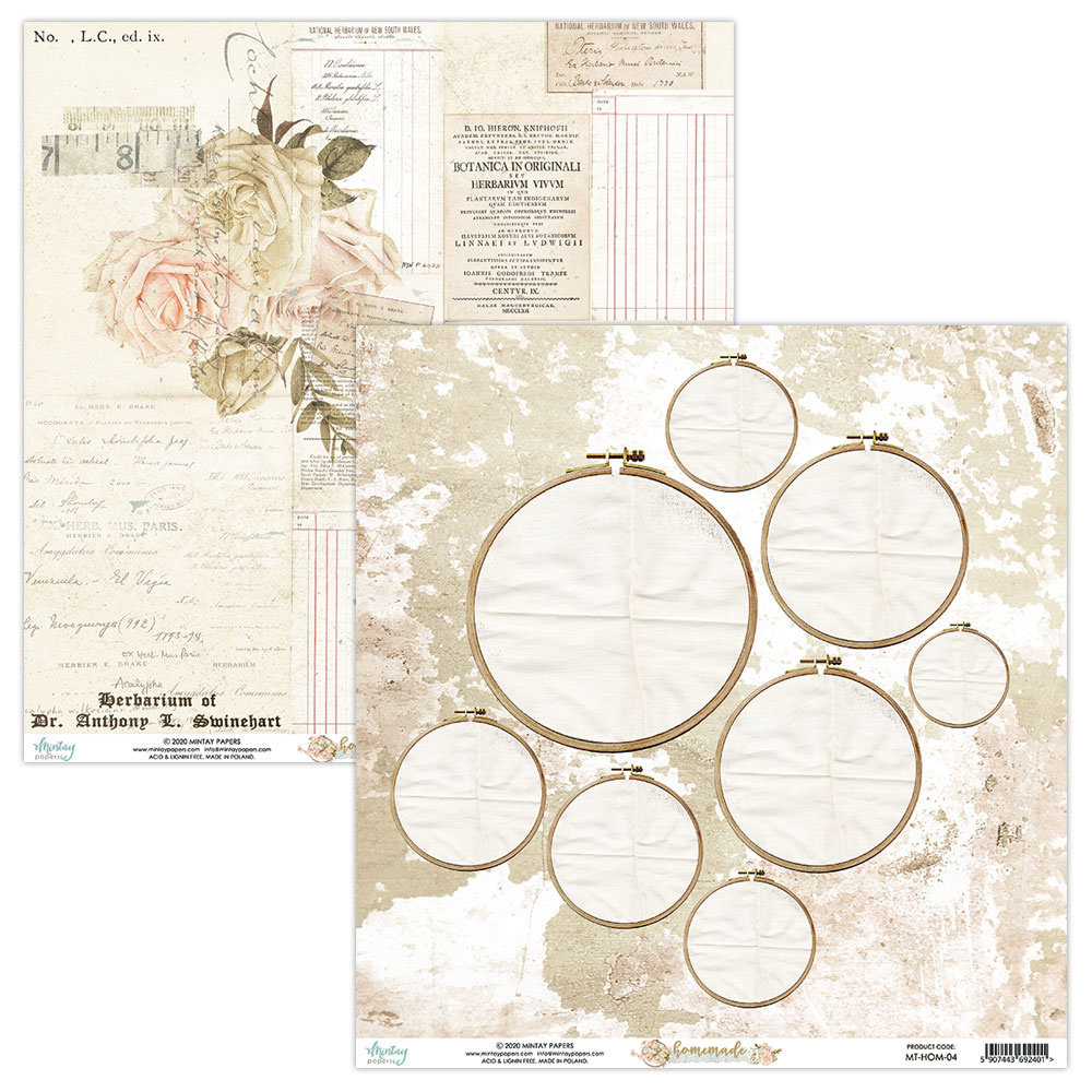 Mintay Homemade 6x6 Inch Scrapbooking Paper Pad (MT-HOM-08) Mintay Homemade 6x6 Inch Scrapbooking Paper Pad (MT-HOM-08)