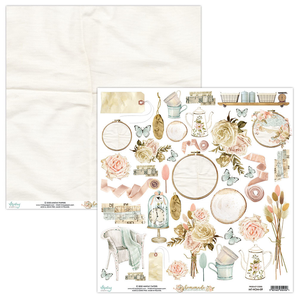 Mintay Homemade 6x6 Inch Scrapbooking Paper Pad (MT-HOM-08) Mintay Homemade 6x6 Inch Scrapbooking Paper Pad (MT-HOM-08)