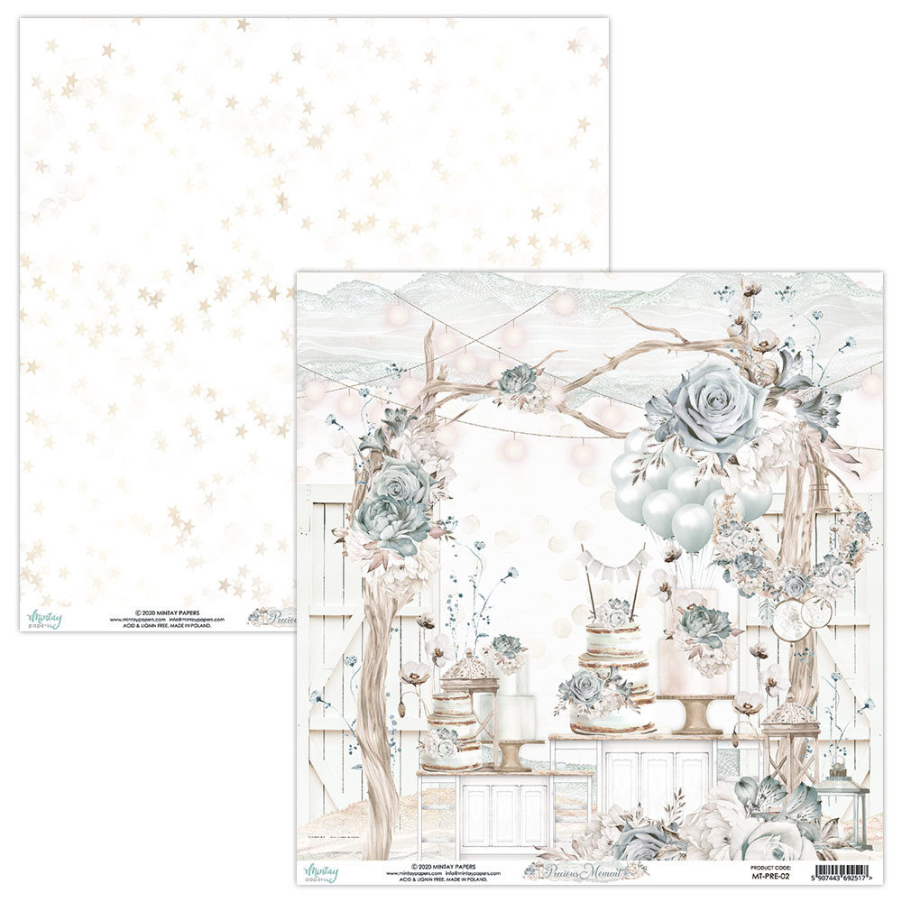Mintay Precious Moment 12x12 Inch Scrapbooking Paper Set (MT-PRE-07) Mintay Precious Moment 12x12 Inch Scrapbooking Paper Set (MT-PRE-07)