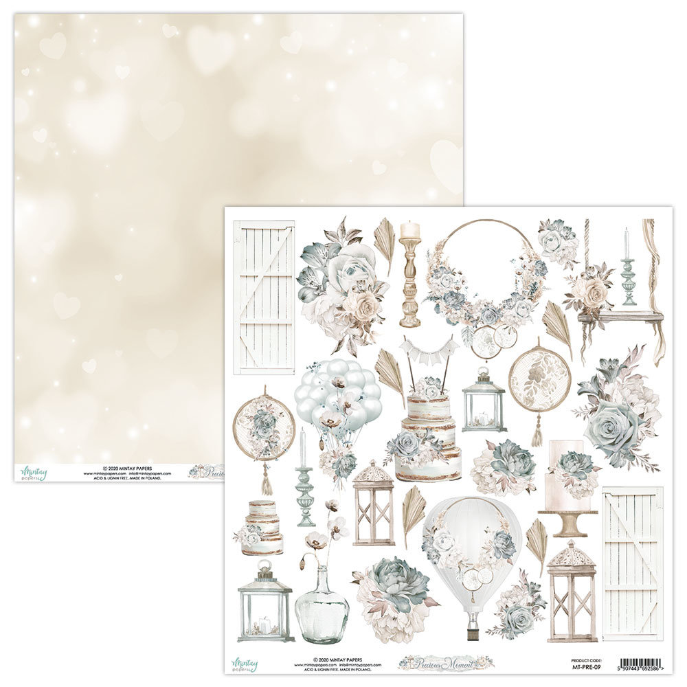 Mintay Precious Moment 12x12 Inch Scrapbooking Paper Set (MT-PRE-07) Mintay Precious Moment 12x12 Inch Scrapbooking Paper Set (MT-PRE-07)