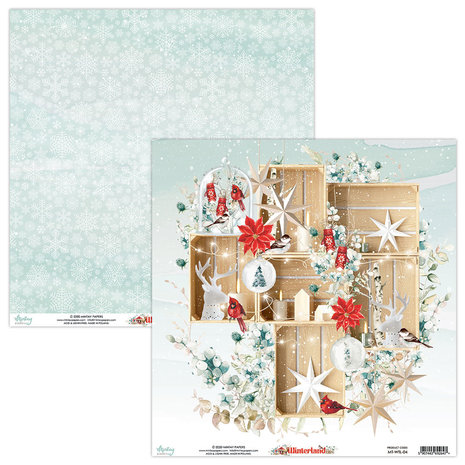 Mintay Winterland 12x12 Inch Scrapbooking Paper Set (MT-WTL-07)