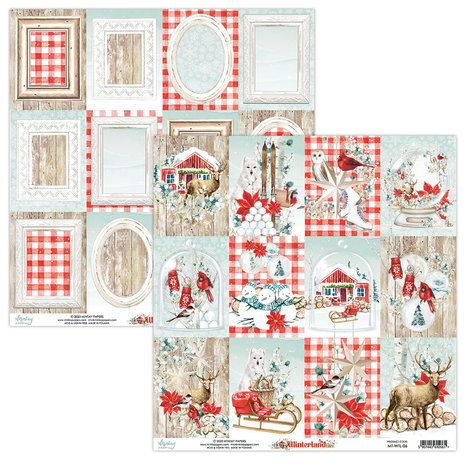 Mintay Winterland 12x12 Inch Scrapbooking Paper Set (MT-WTL-07)