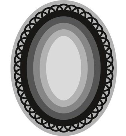 Marianne Design Craftable Basic Shapes Oval (CR1333) Marianne Design Craftable Basic Shapes Oval (CR1333)