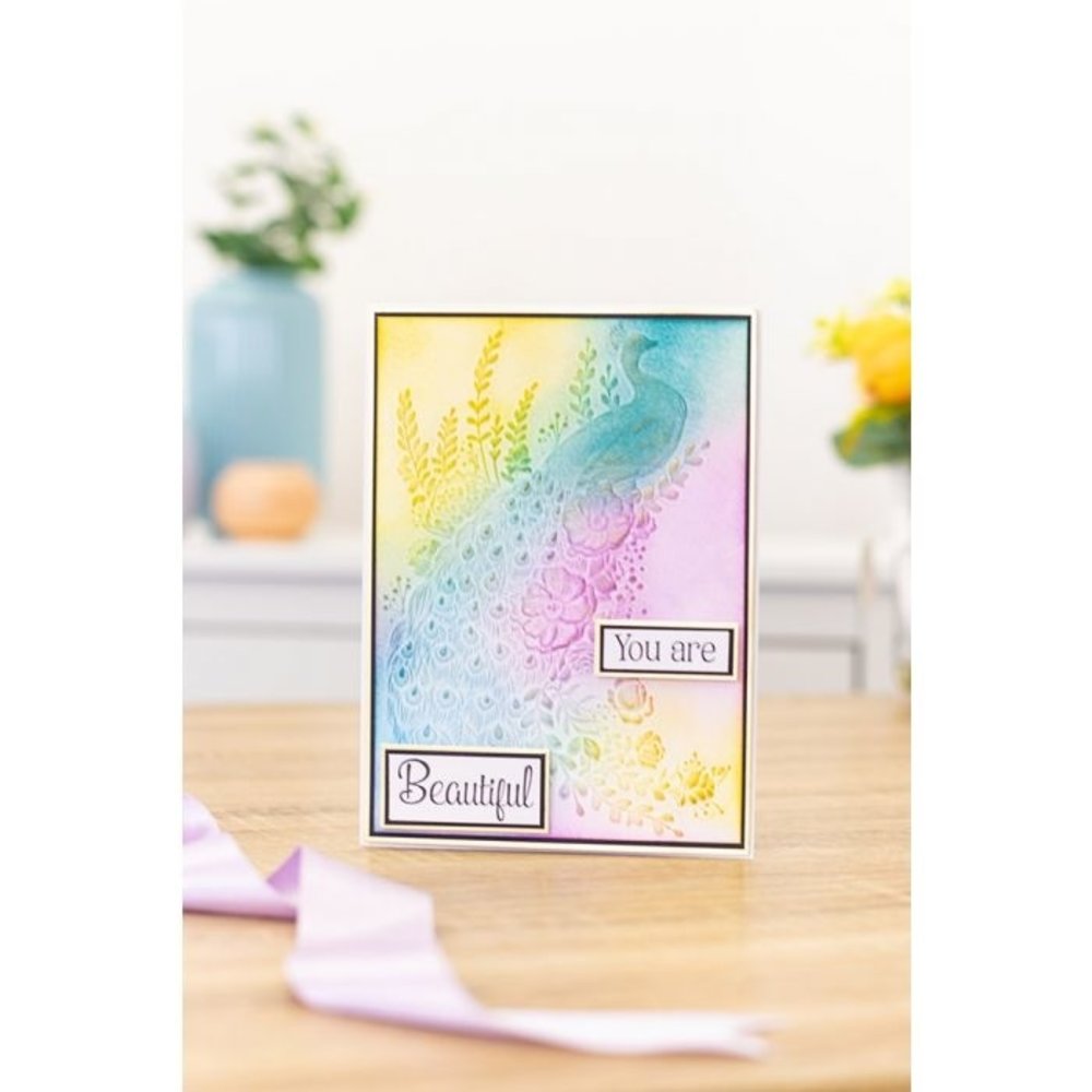 Crafter's Companion Peacock Regal Peacock 5x7 Inch 3D Embossing Folder (NG-PEA-EF5-3D-RP) Crafter's Companion Peacock Regal Peacock 5x7 Inch 3D Embossing Folder (NG-PEA-EF5-3D-RP)