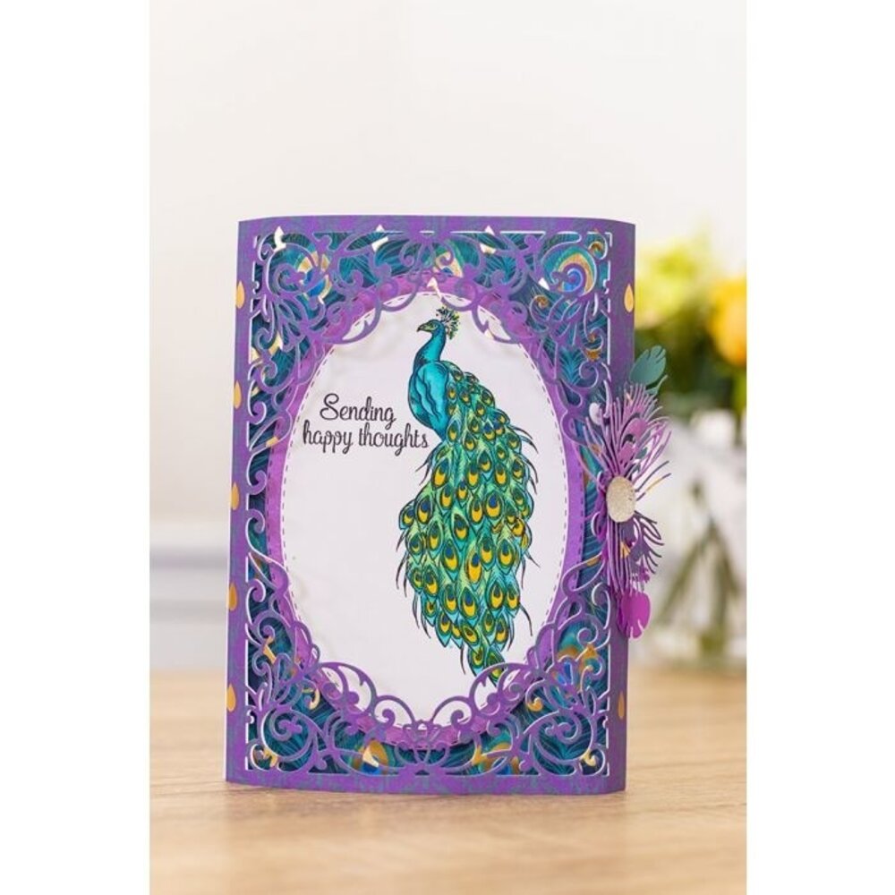 Crafter's Companion Peacock Flourishing Frame Die (NG-PEA-MD-FFR)