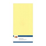 Card Deco Linen Cardstock Yellow 10 Vel Vierkant (LKK-4K04)