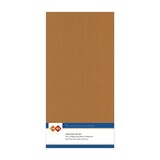Card Deco Linen Cardstock Coffee Brown 10 Vel Vierkant (LKK-4K12)