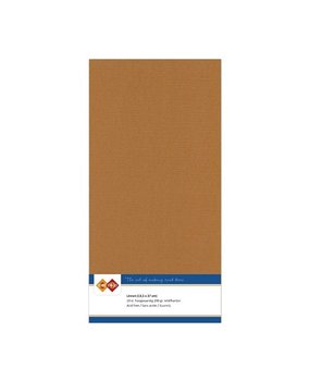 Card Deco Linen Cardstock Coffee Brown 10 Vel Vierkant (LKK-4K12) Card Deco Linen Cardstock Coffee Brown 10 Vel Vierkant (LKK-4K12)