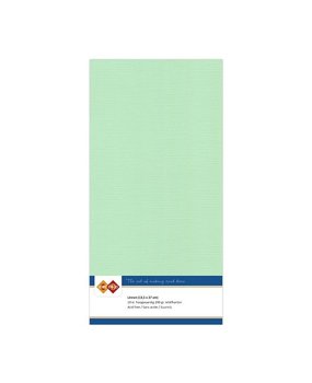 Card Deco Linen Cardstock Middle Green 10 Vel Vierkant (LKK-4K20)