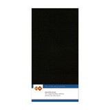 Card Deco Linen Cardstock Black 10 Vel Vierkant (LKK-4K31)