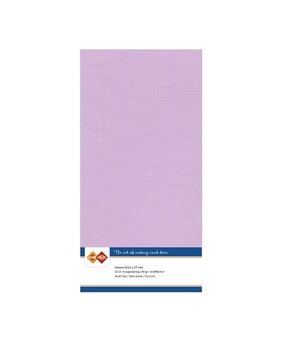 Card Deco Linen Cardstock Amethyst 10 Vel Vierkant (LKK-4K57)