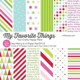 My Favorite Things Very Merry 6x6 Inch Paper Pad (EP-72)