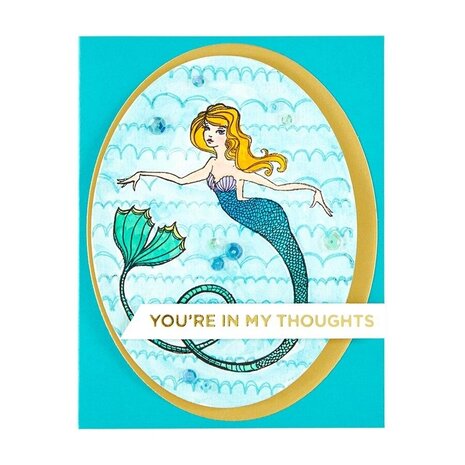Jane Davenport Glorious Mermaid Clear Stamps (JDS-057)