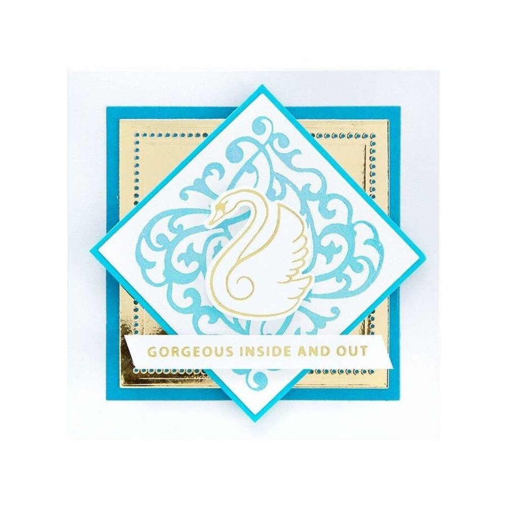 Spellbinders Snijmal Die-Lites Graceful Swan Glimmer Hot Foil Plate & Die Set (GLP-236) Spellbinders Snijmal Die-Lites Graceful Swan Glimmer Hot Foil Plate & Die Set (GLP-236)